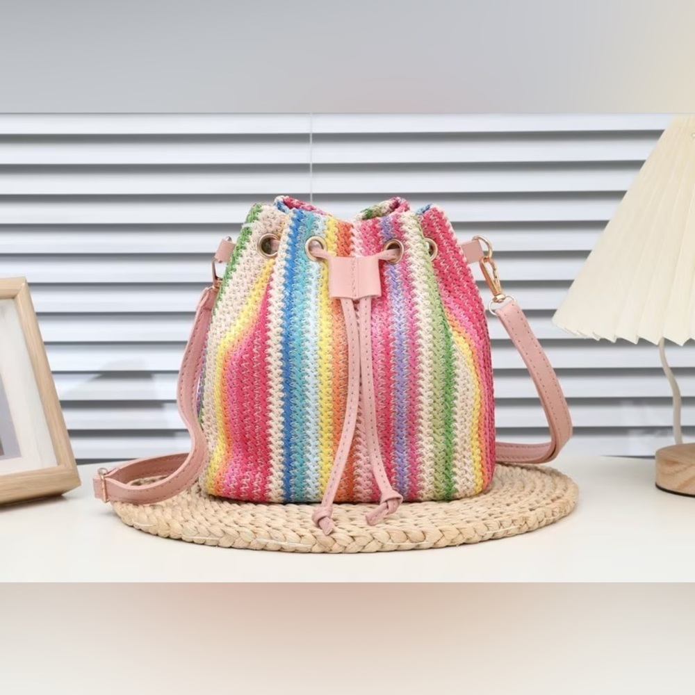 Multicolor Stripe Crossbody Bag